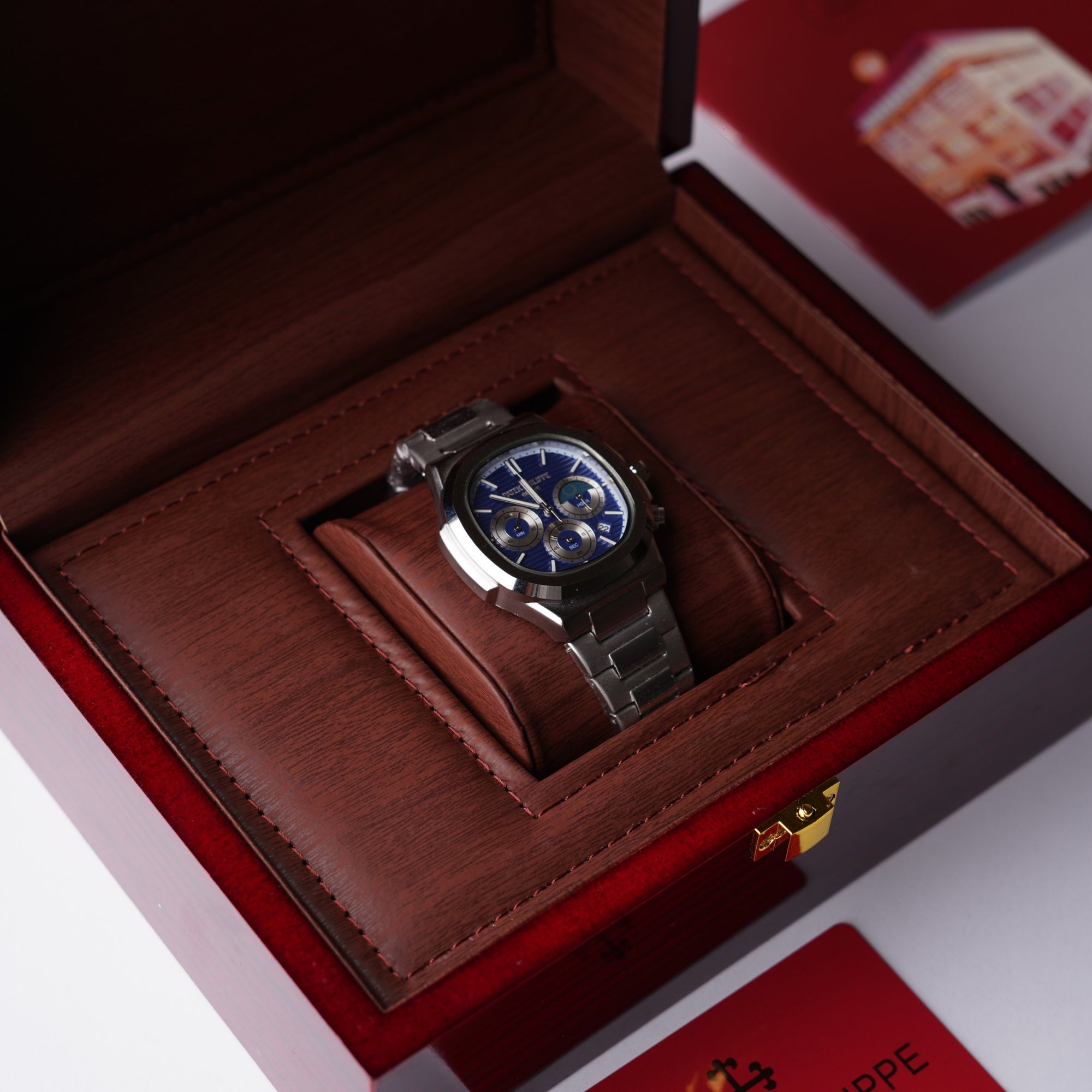 Patek Philipe Genve Chronograph –  Blue Dial