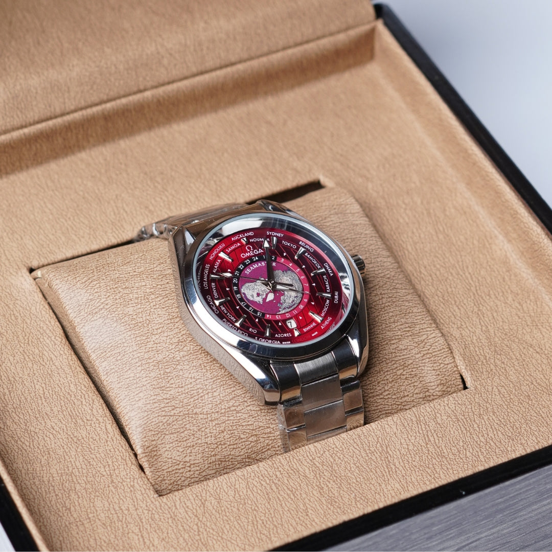Omega Seamaster - Red Dial