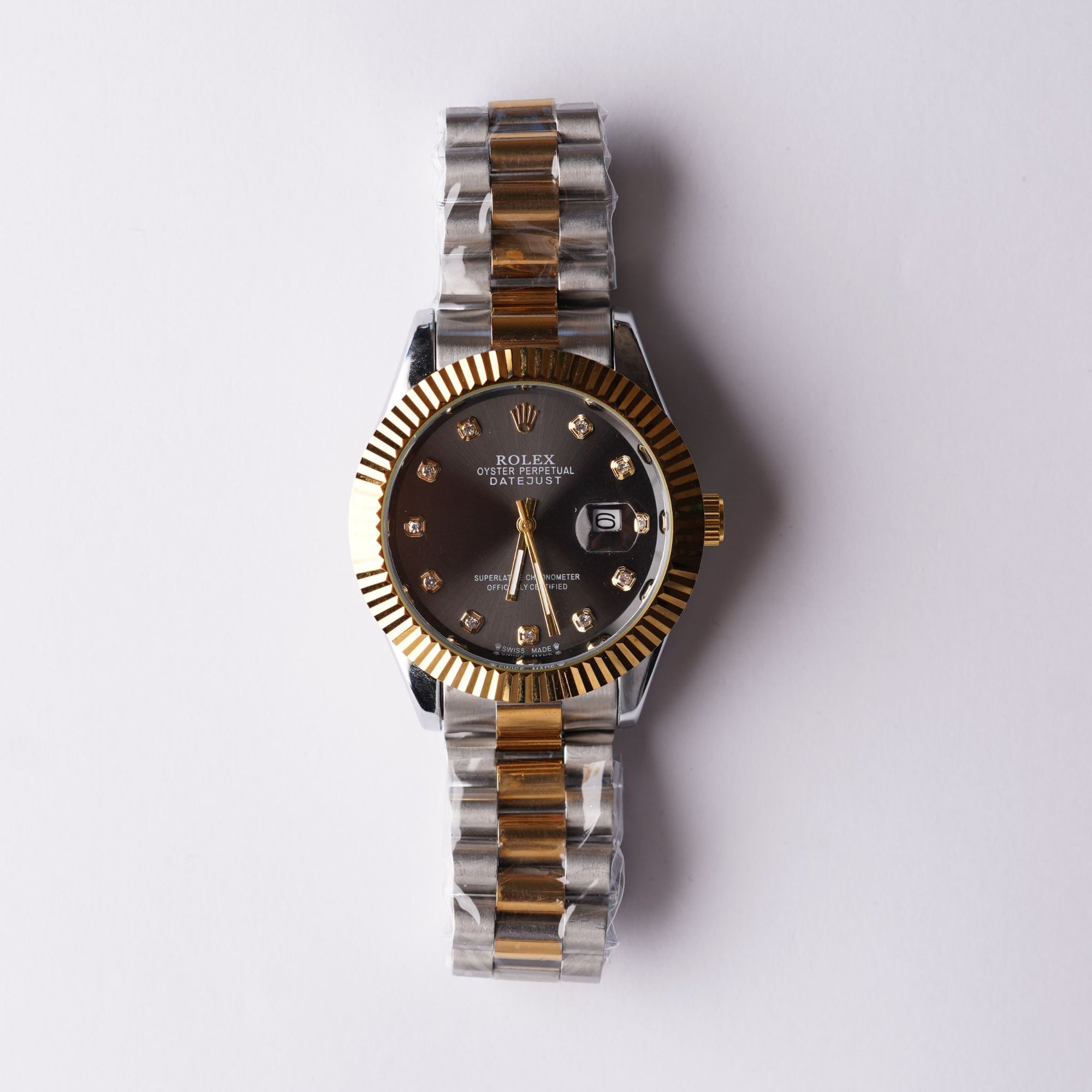 RLX Date Just Black Dial