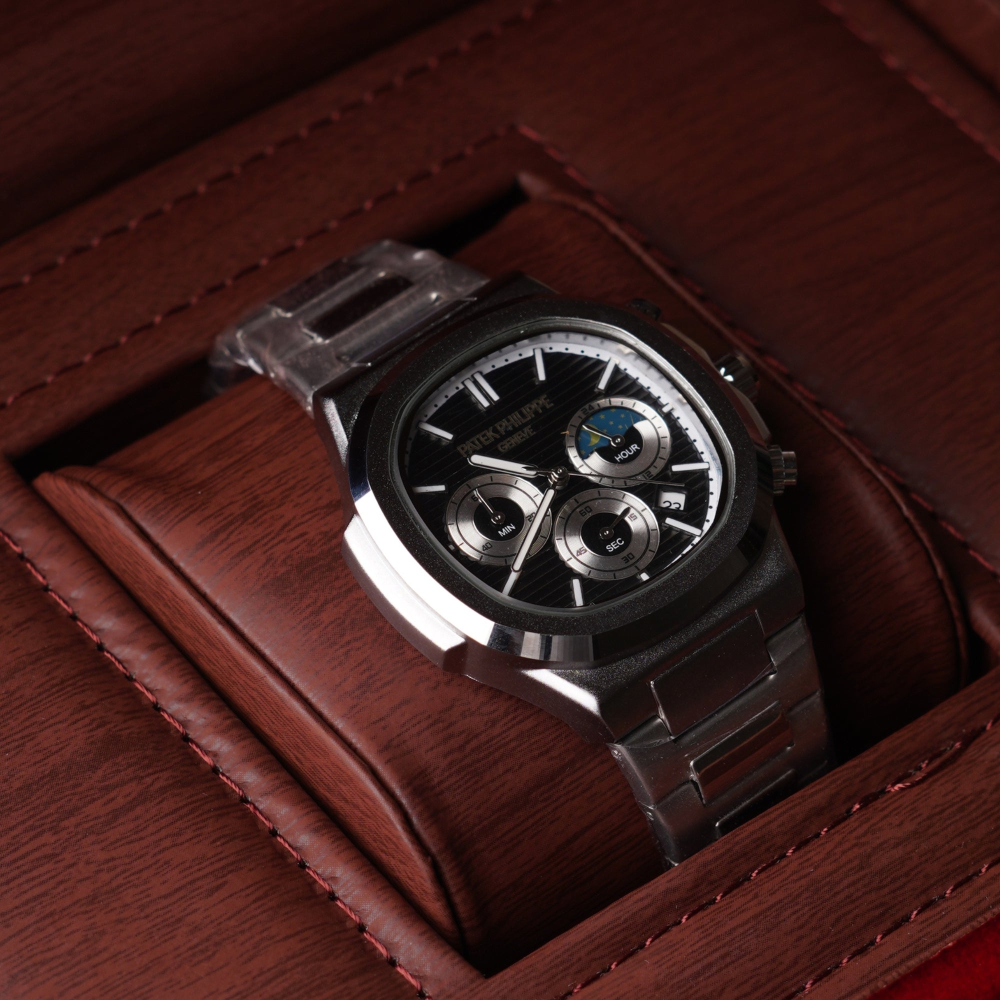 Patek Philipe Genve Chronograph –  Black Dial