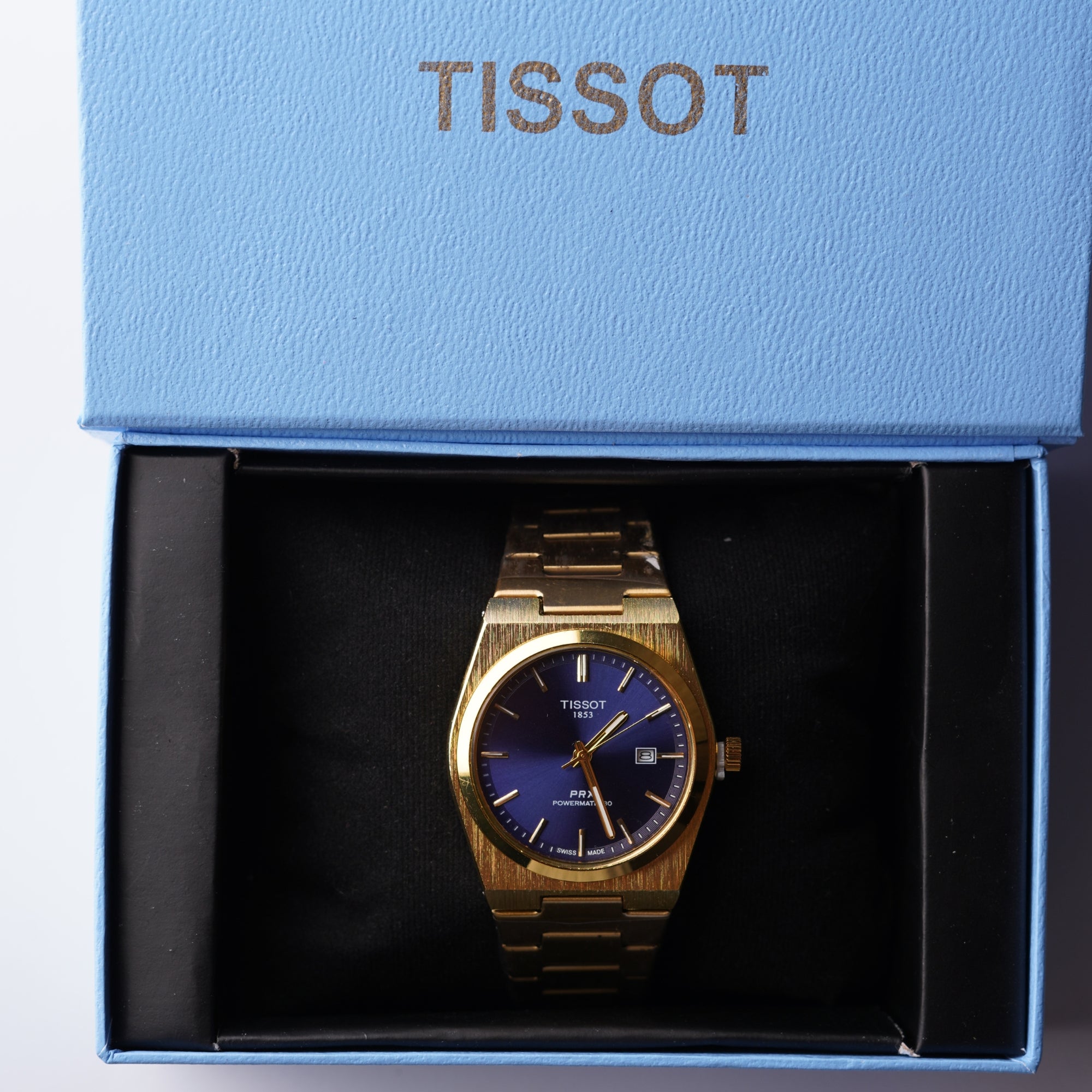Tissot Powermatic Prx – Blue and Gold