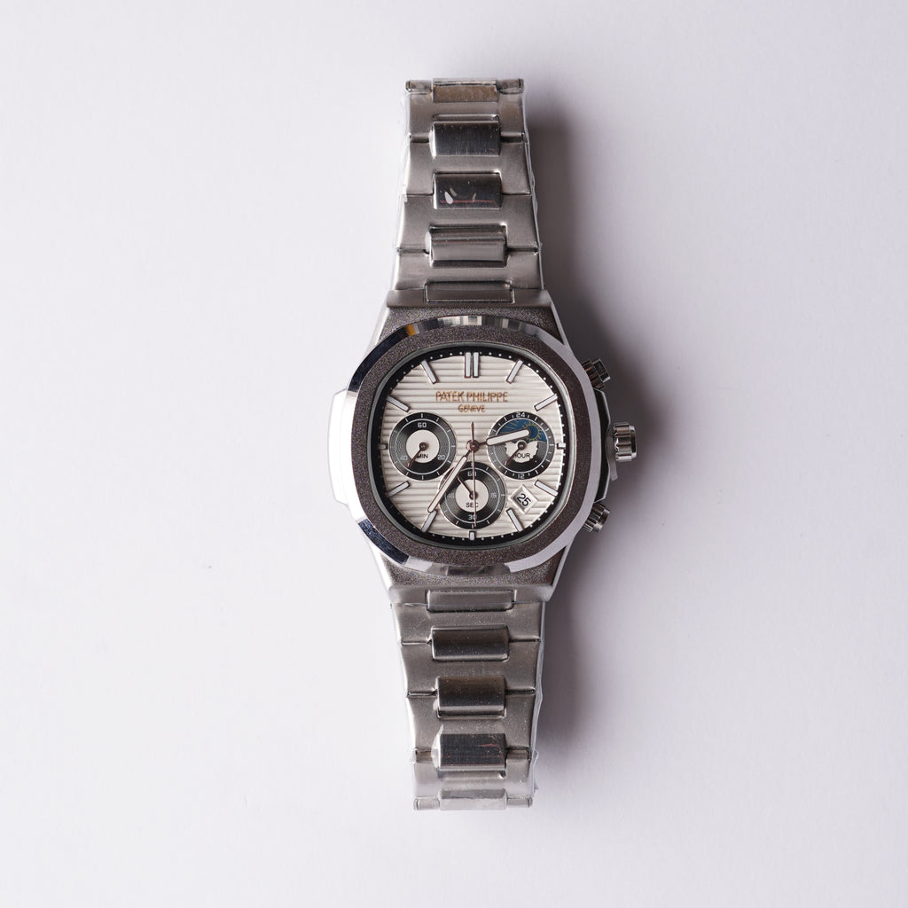 Patek Philipe Genve Chronograph – White Dial