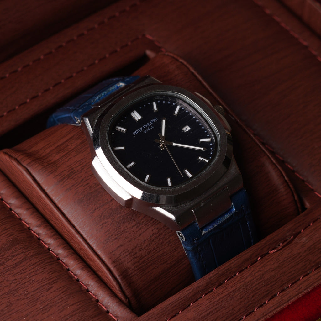Patek Philipe Genve Strap – Black Dial