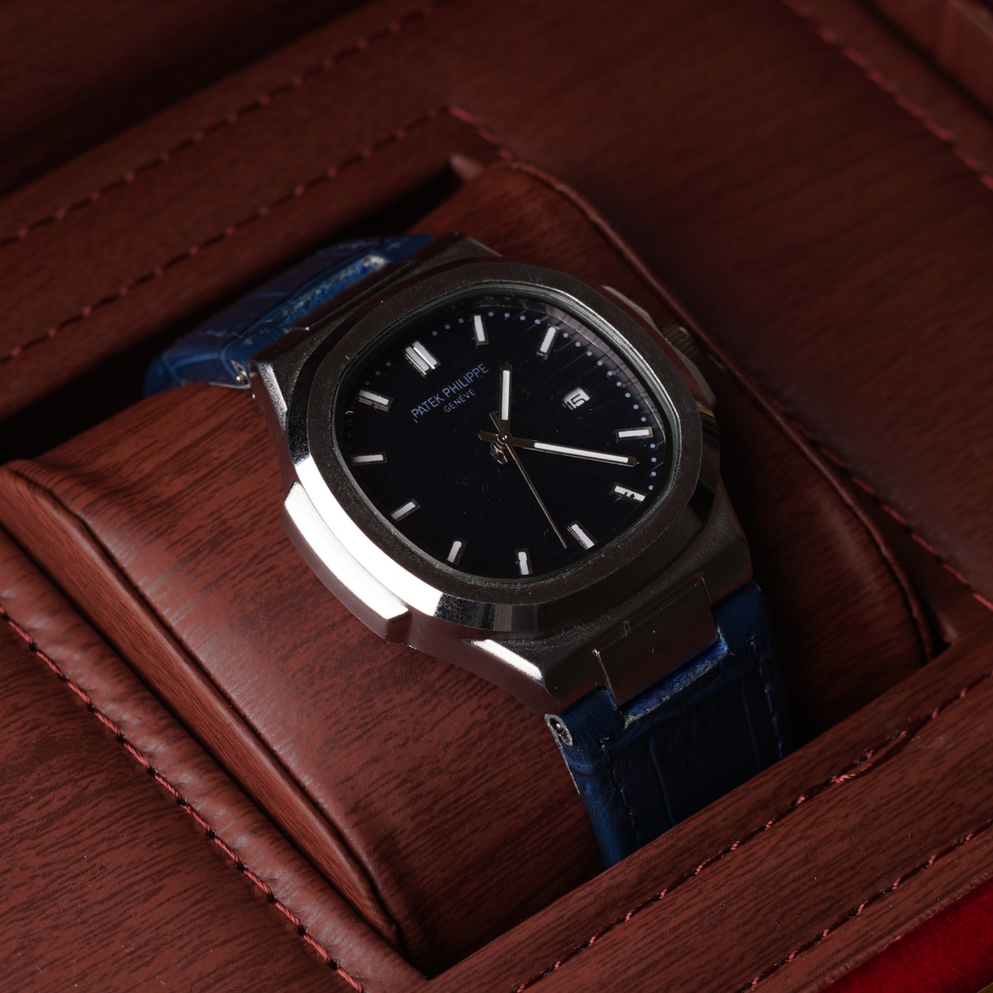 Patek Philipe Genve Strap – Black Dial
