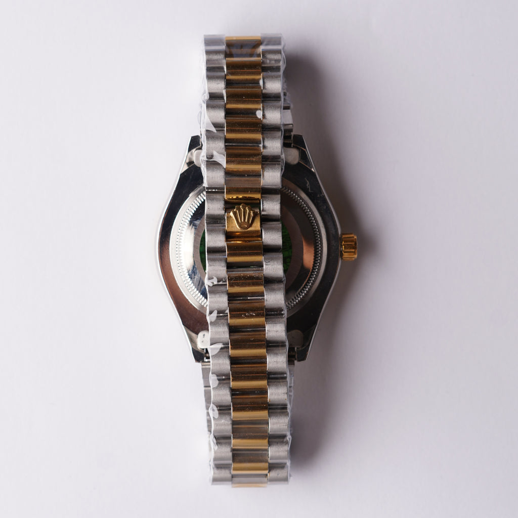 RLX Date and Day - Gold White Dial