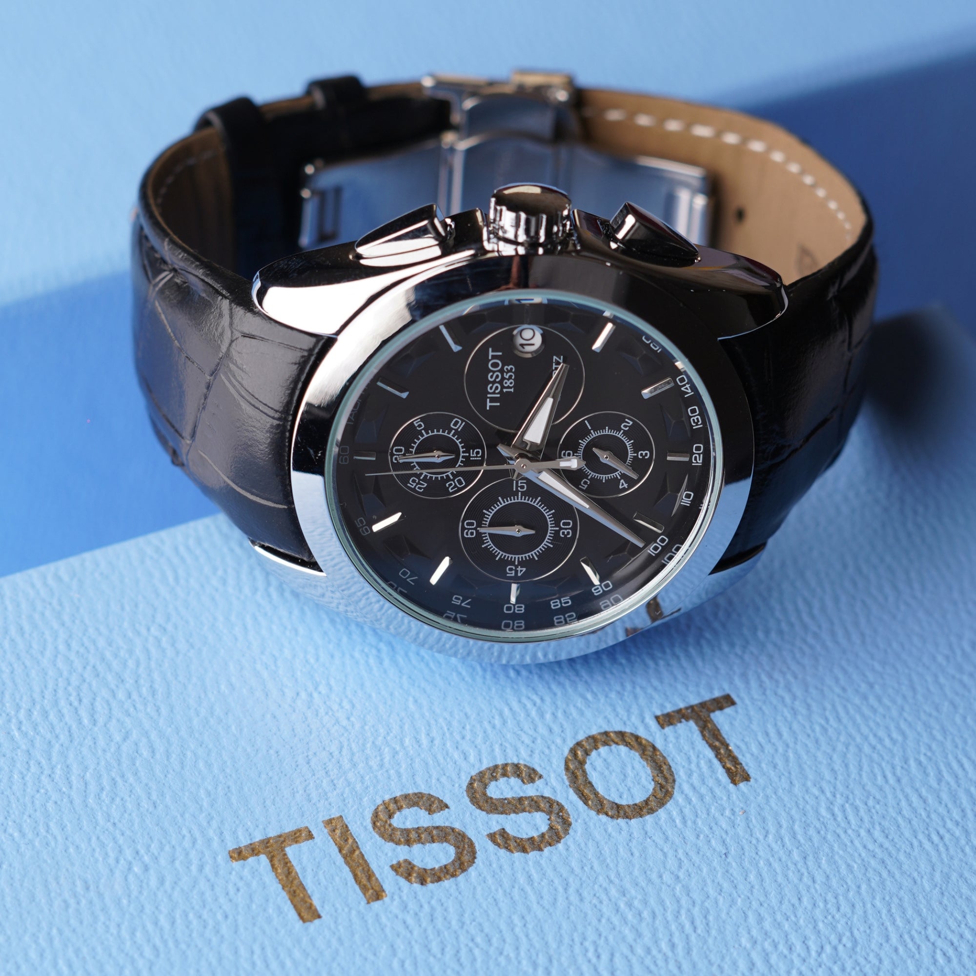 Tissot Powermatic Chronograph – Silver and Black Dial