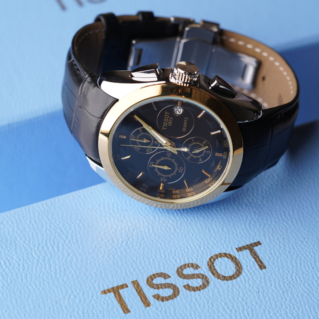 Tissot Powermatic Chronograph – Gold and Black Dial